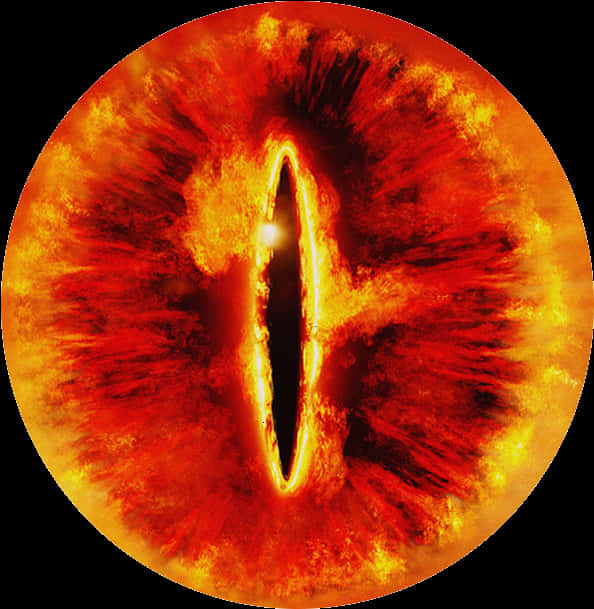 Fiery Eye Nebula PNG