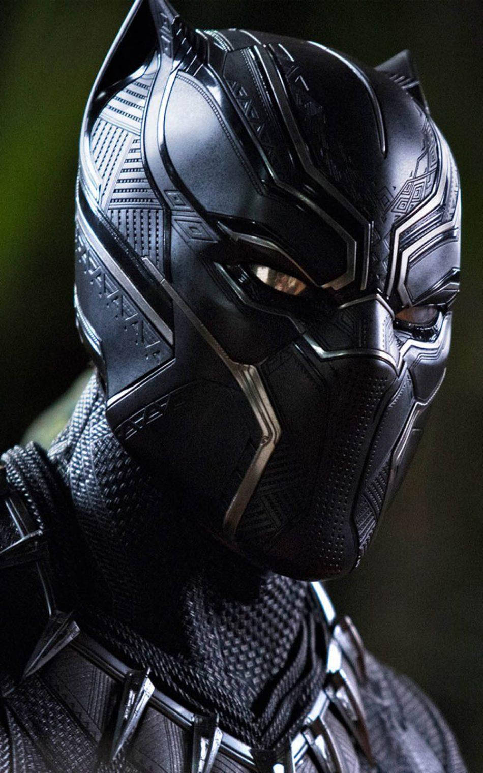 Fiery Eyes Black Panther Android Background