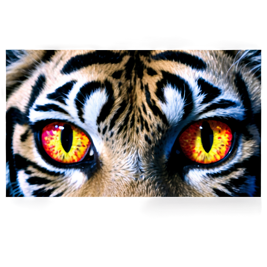 Fiery Eyes Tiger Png Aqq PNG