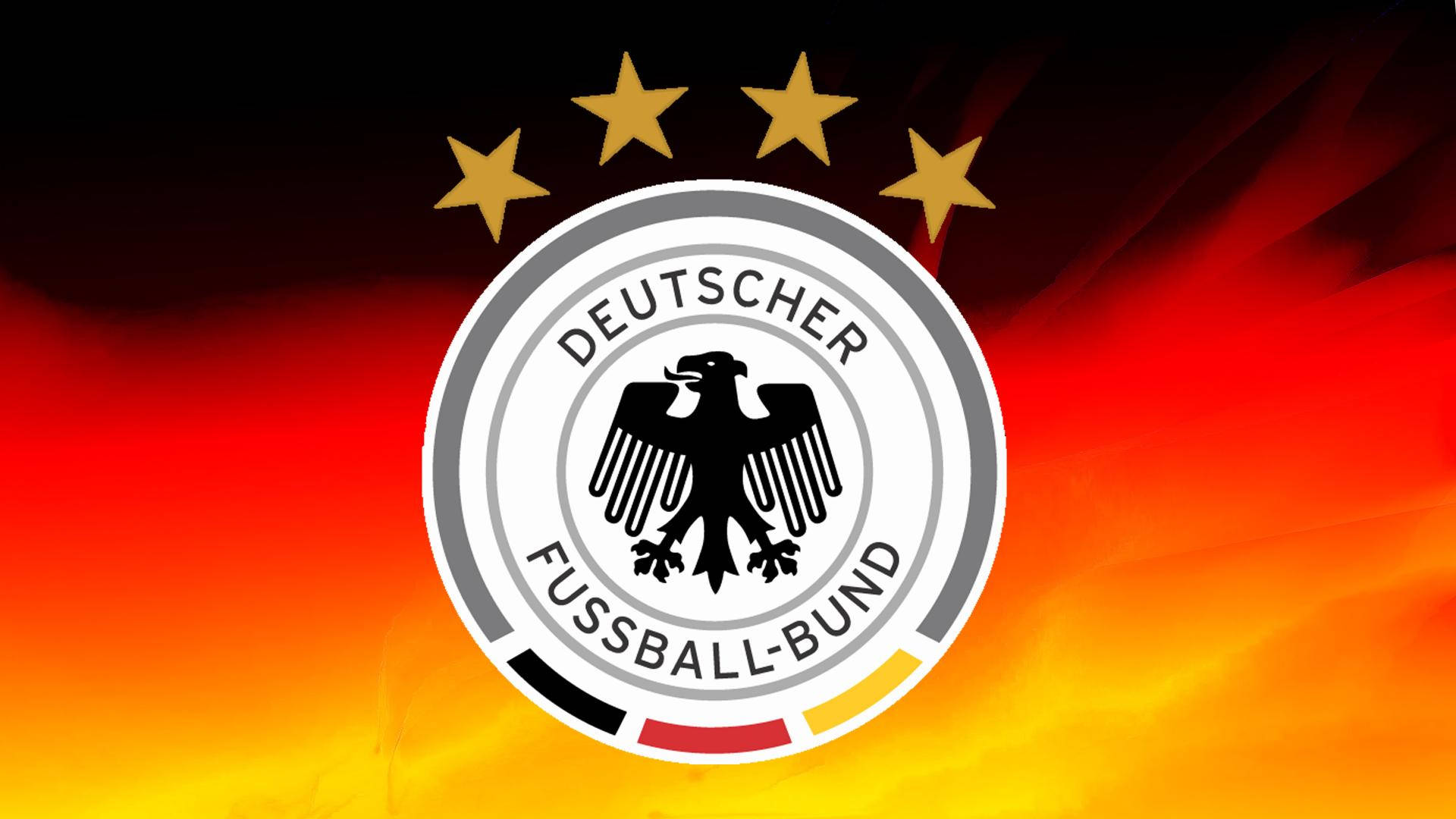 Fiery Germany National Football Team Logo