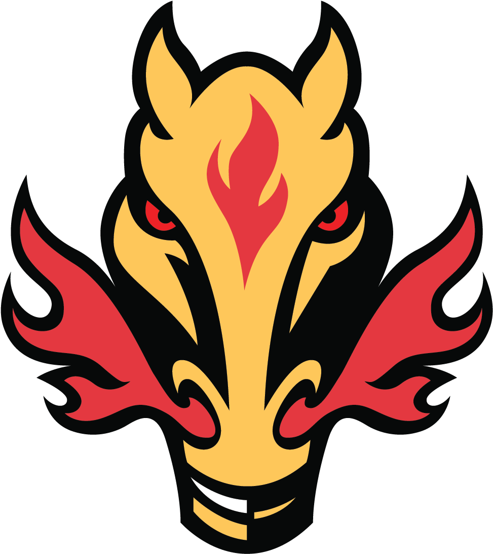 Fiery Horse Logo Design PNG