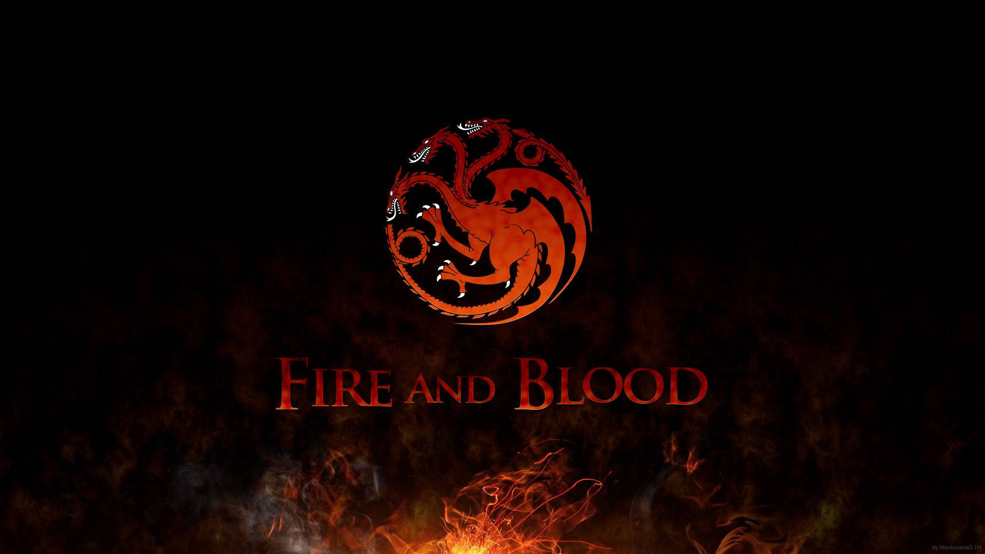 Fiery House Targaryen Sigil Art