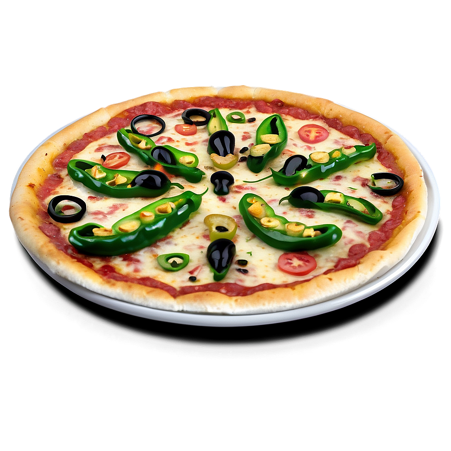 Fiery Jalapeño Pizza Png 33 PNG