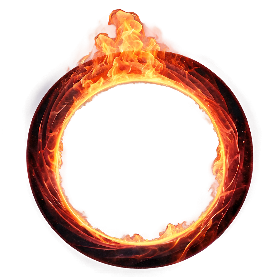 Fiery Loop Circle Png Xpj PNG
