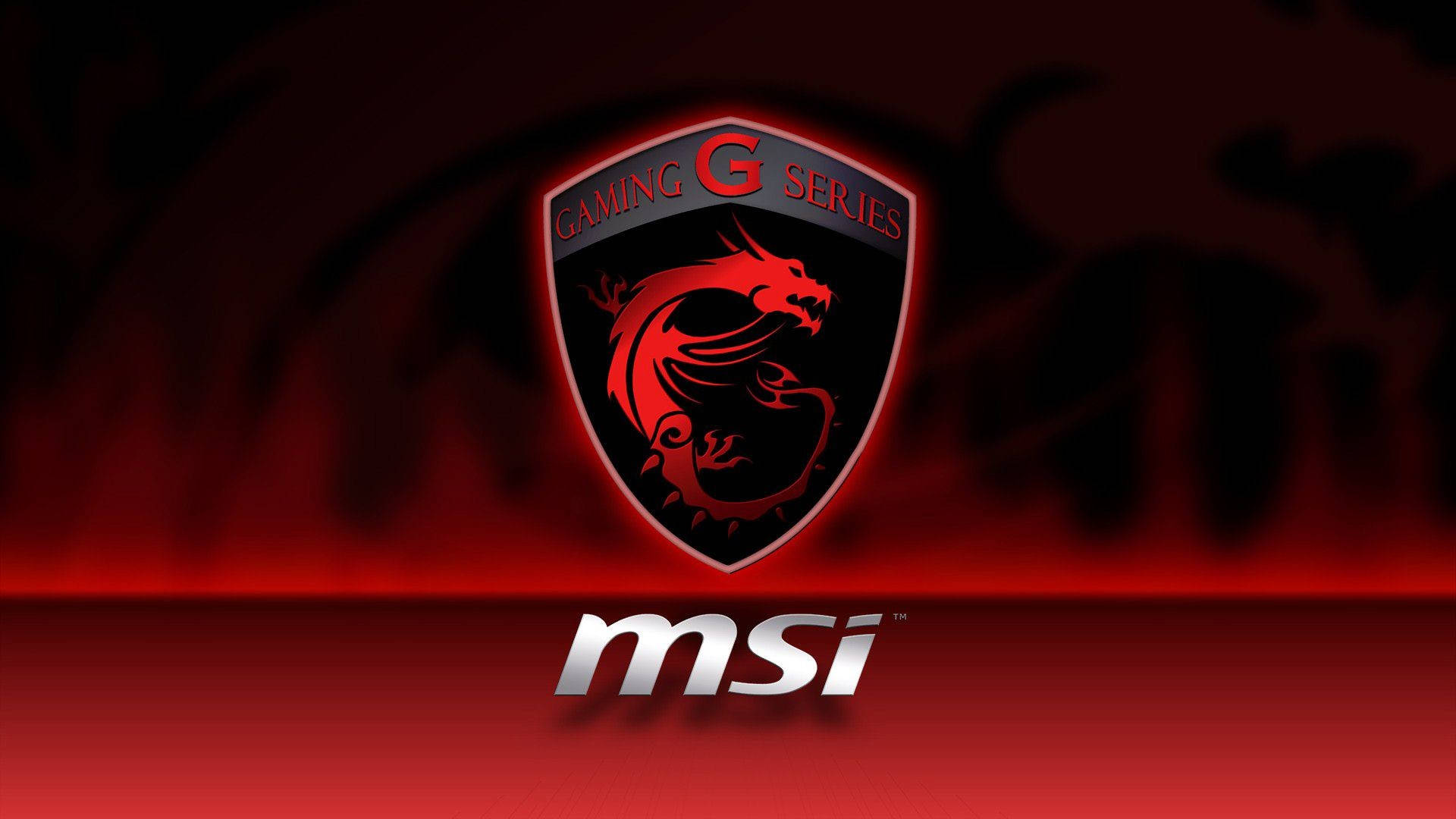 Fiery Msi Gaming Laptop Logo Wallpaper