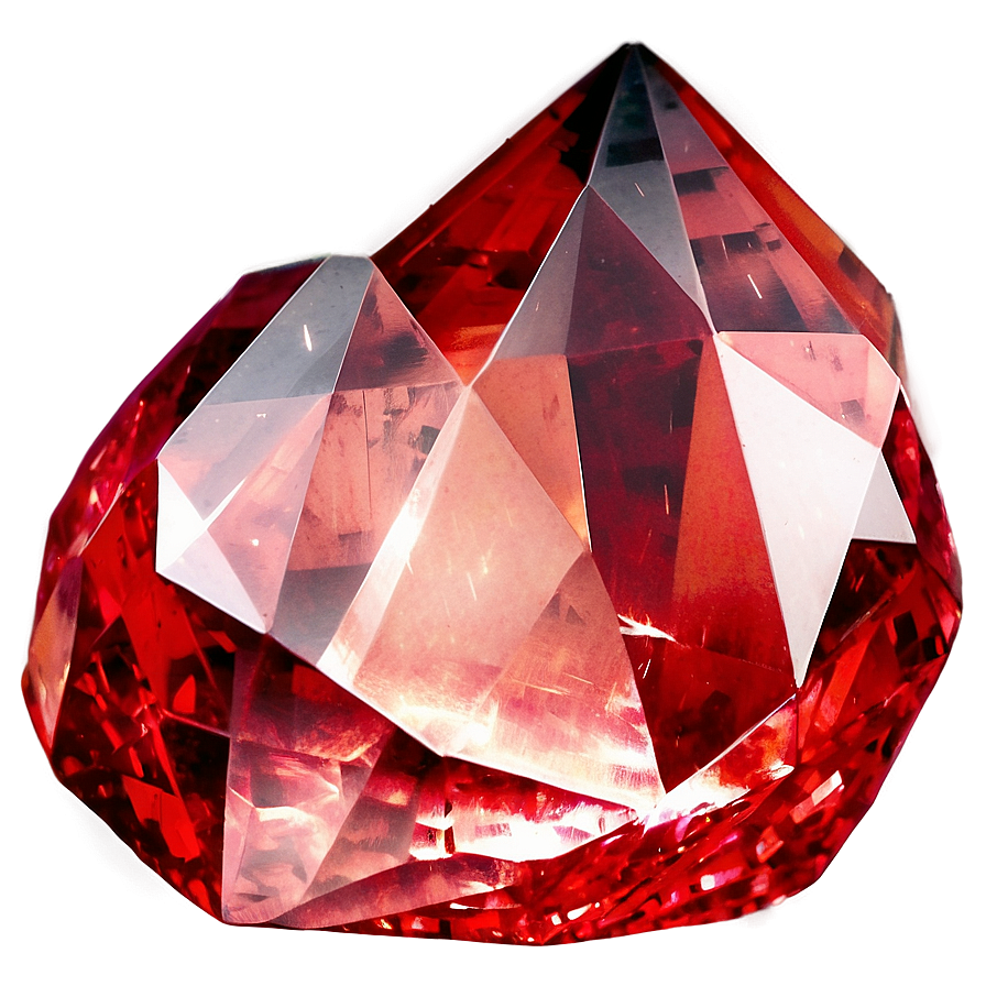 Fiery Red Crystal Png 06242024 PNG