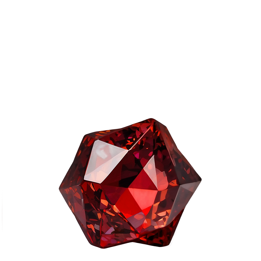 Fiery Red Crystal Png Fsg PNG