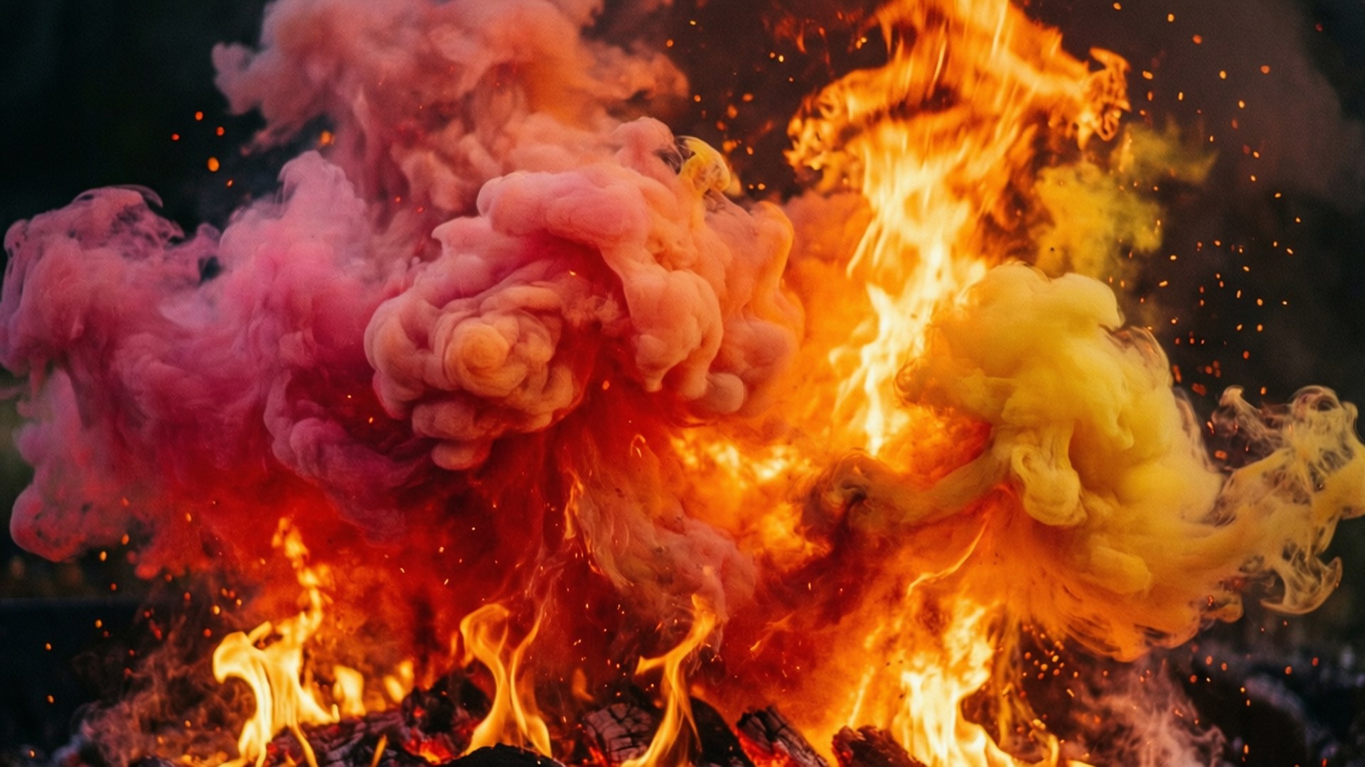 Het explosiv brand Bakgrundsbilder