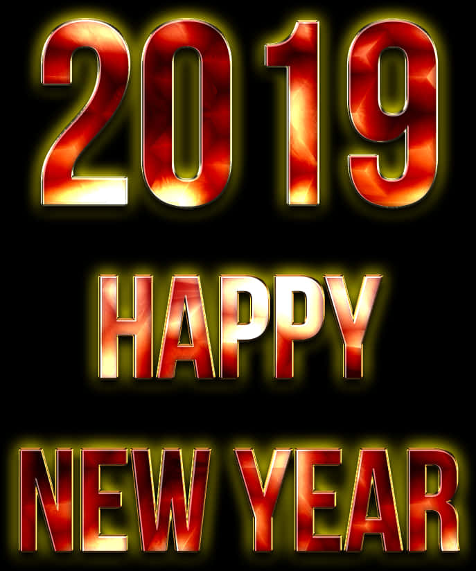Fiery2019 Happy New Year PNG