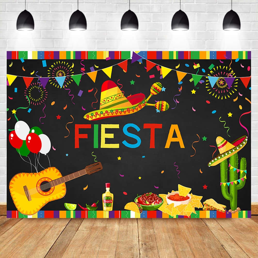 Fiesta Mexican Themed Background