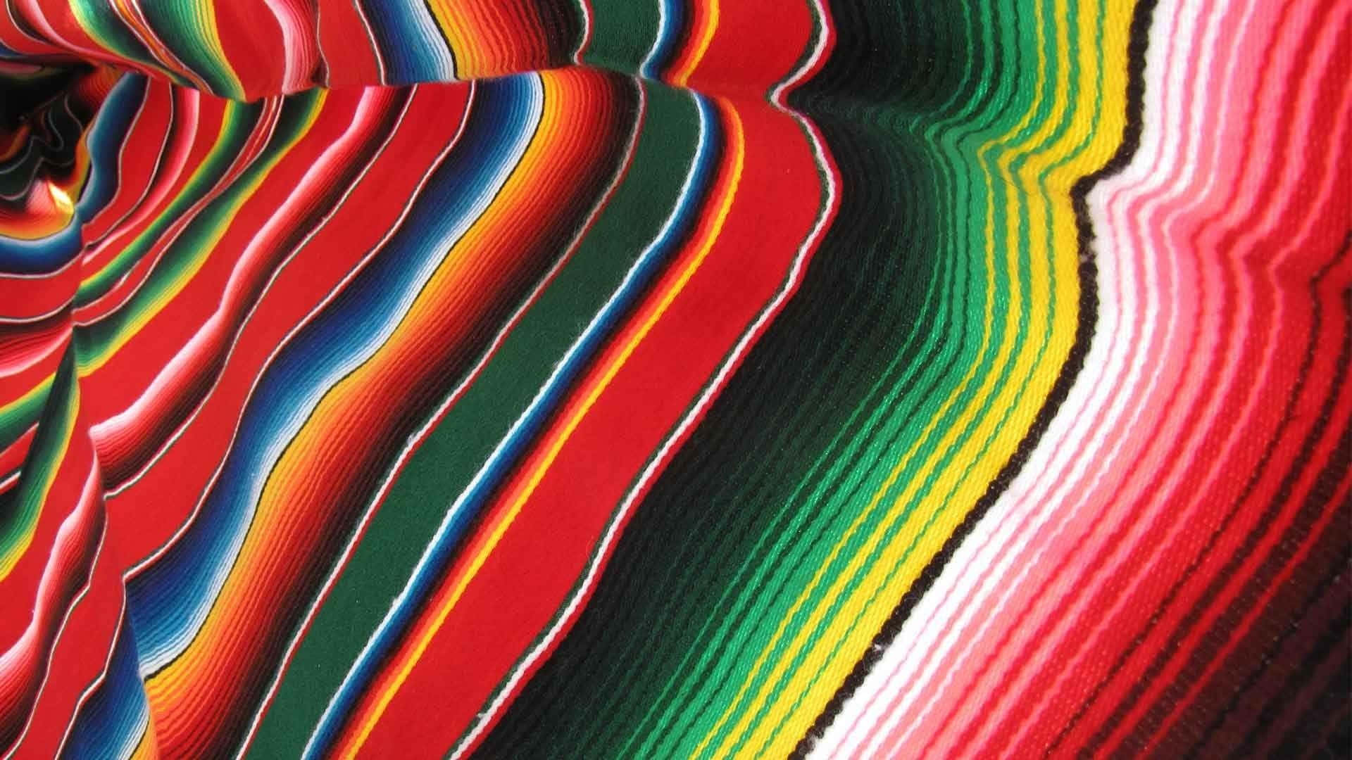 Traditional Fiesta Mexican Blanket Background