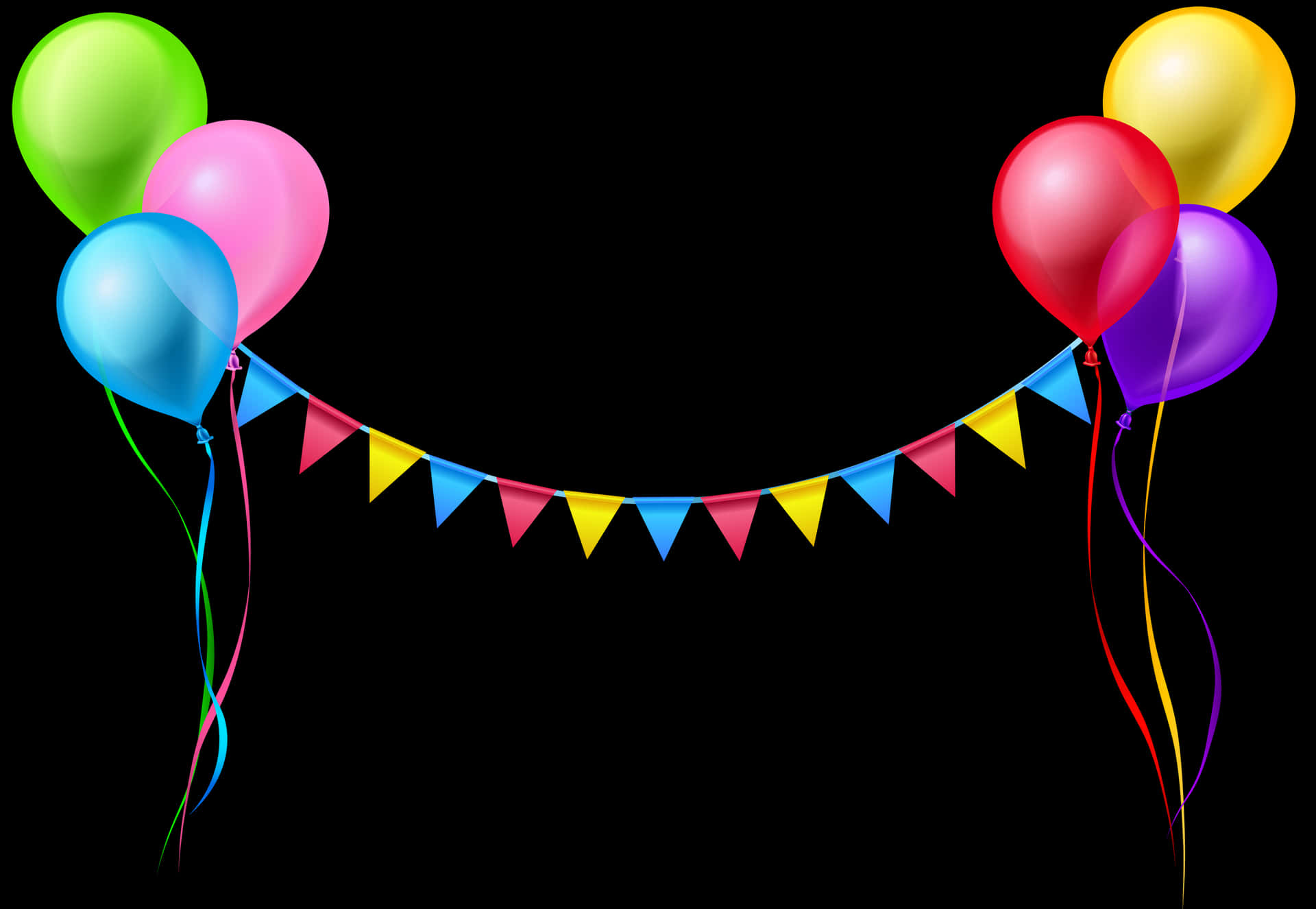 Fiesta Minimalist Birthday Party Background