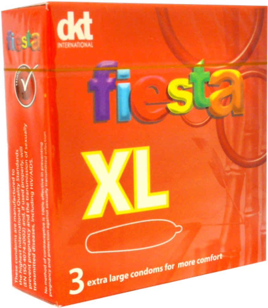 Fiesta X L Condom Pack Image PNG