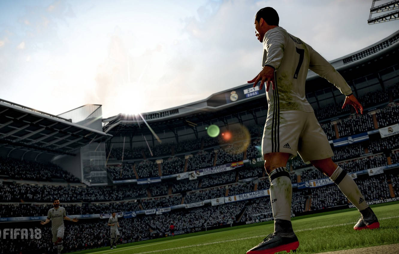 FIFA 18 Player Looking Sun Wallpaper