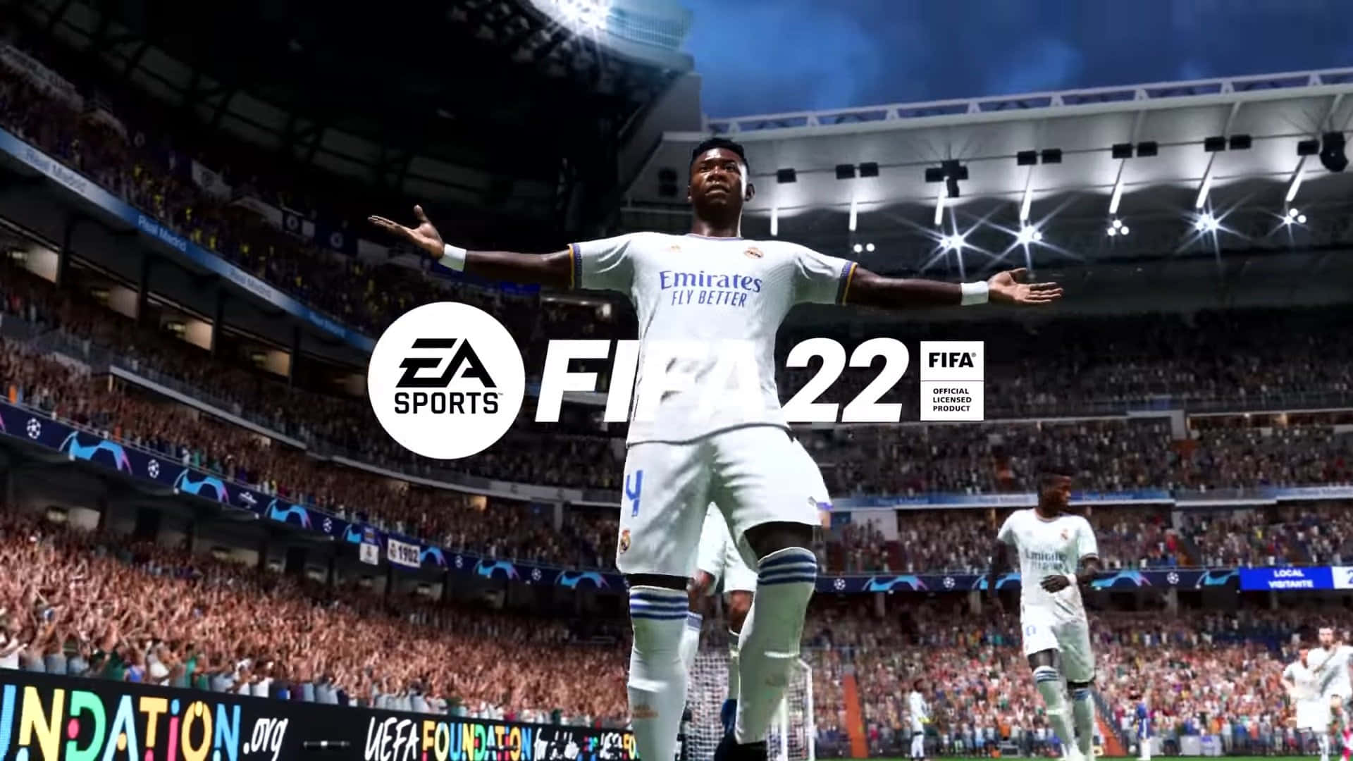 Exciting FIFA 22 Gameplay Action Wallpaper