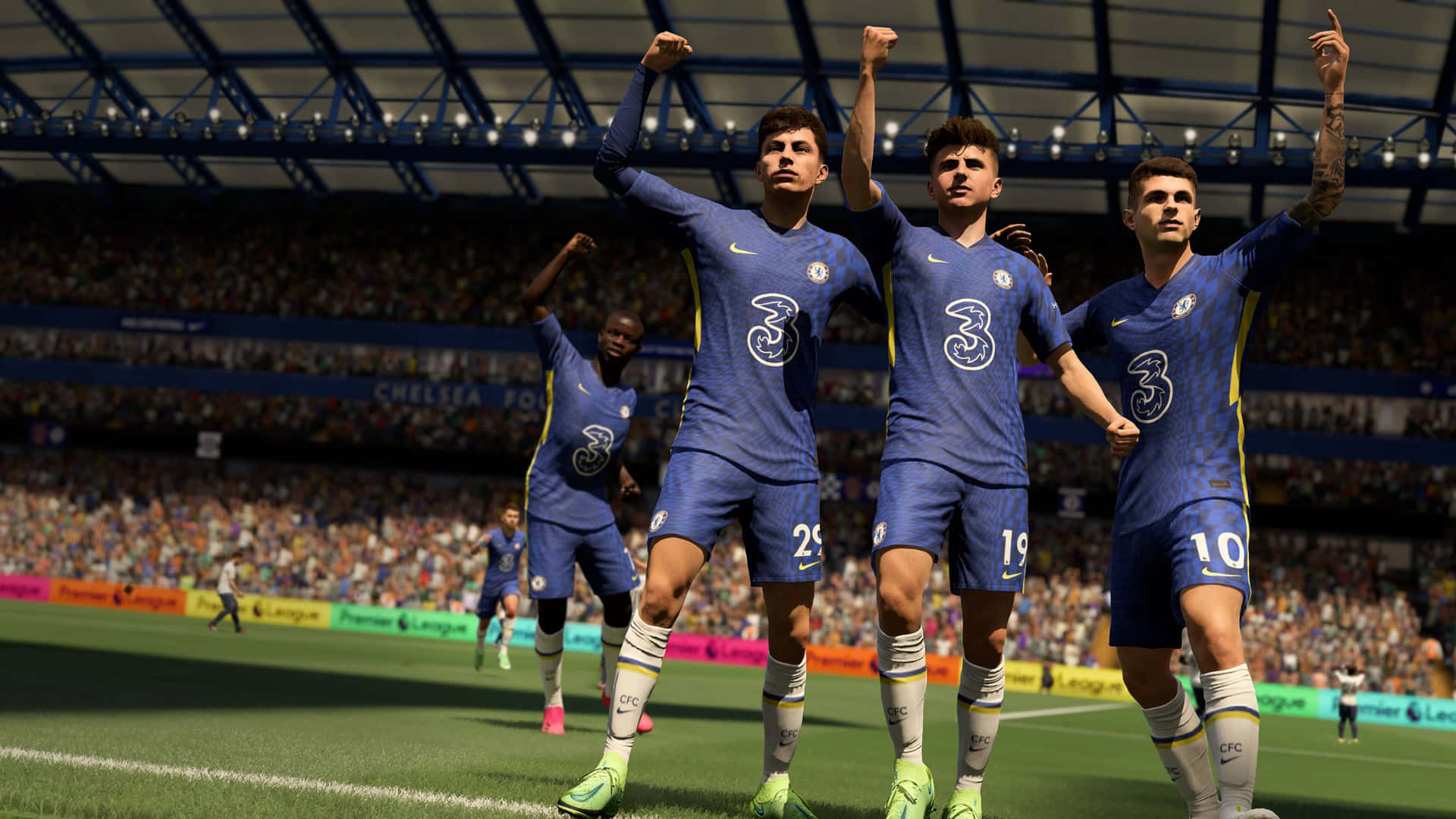 Exciting FIFA 22 Gameplay on Display Wallpaper