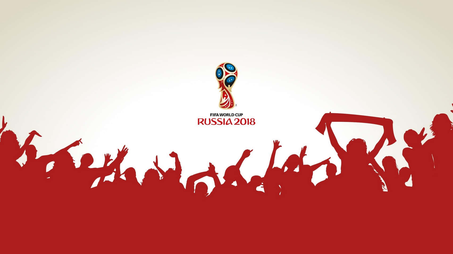 The World Cup Logo With People In The Background