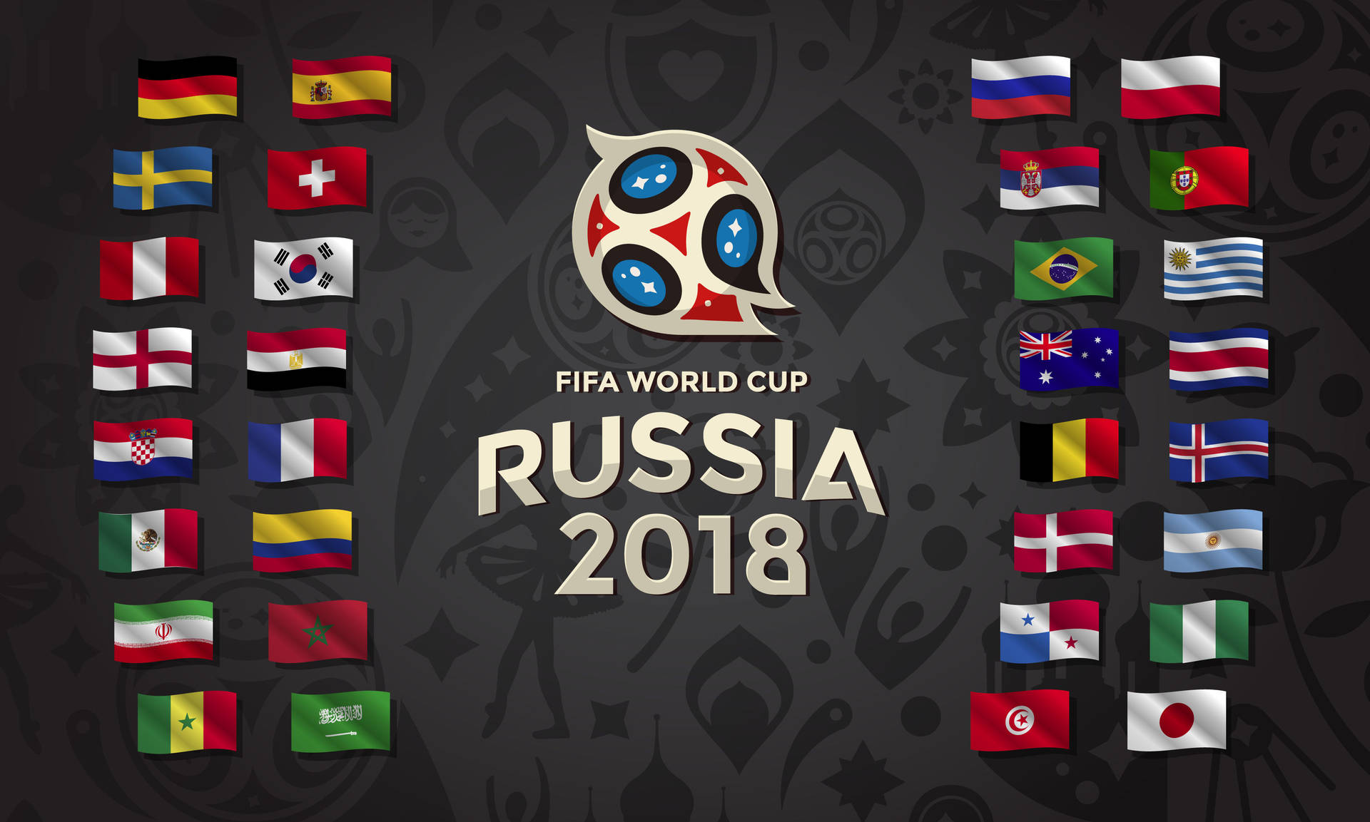 Fifa World Cup Flags Of Players Picture