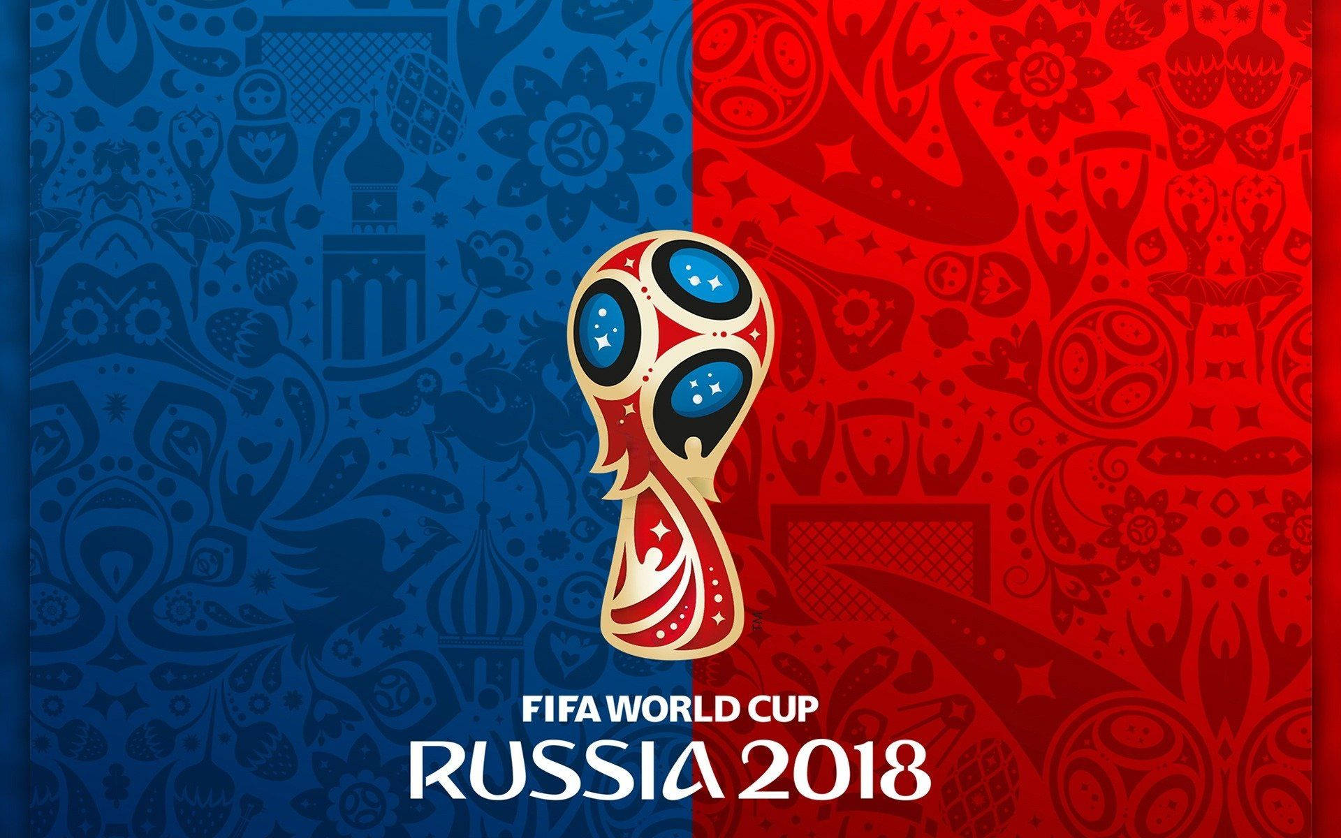 Fifa World Cup Red And Blue Wallpaper