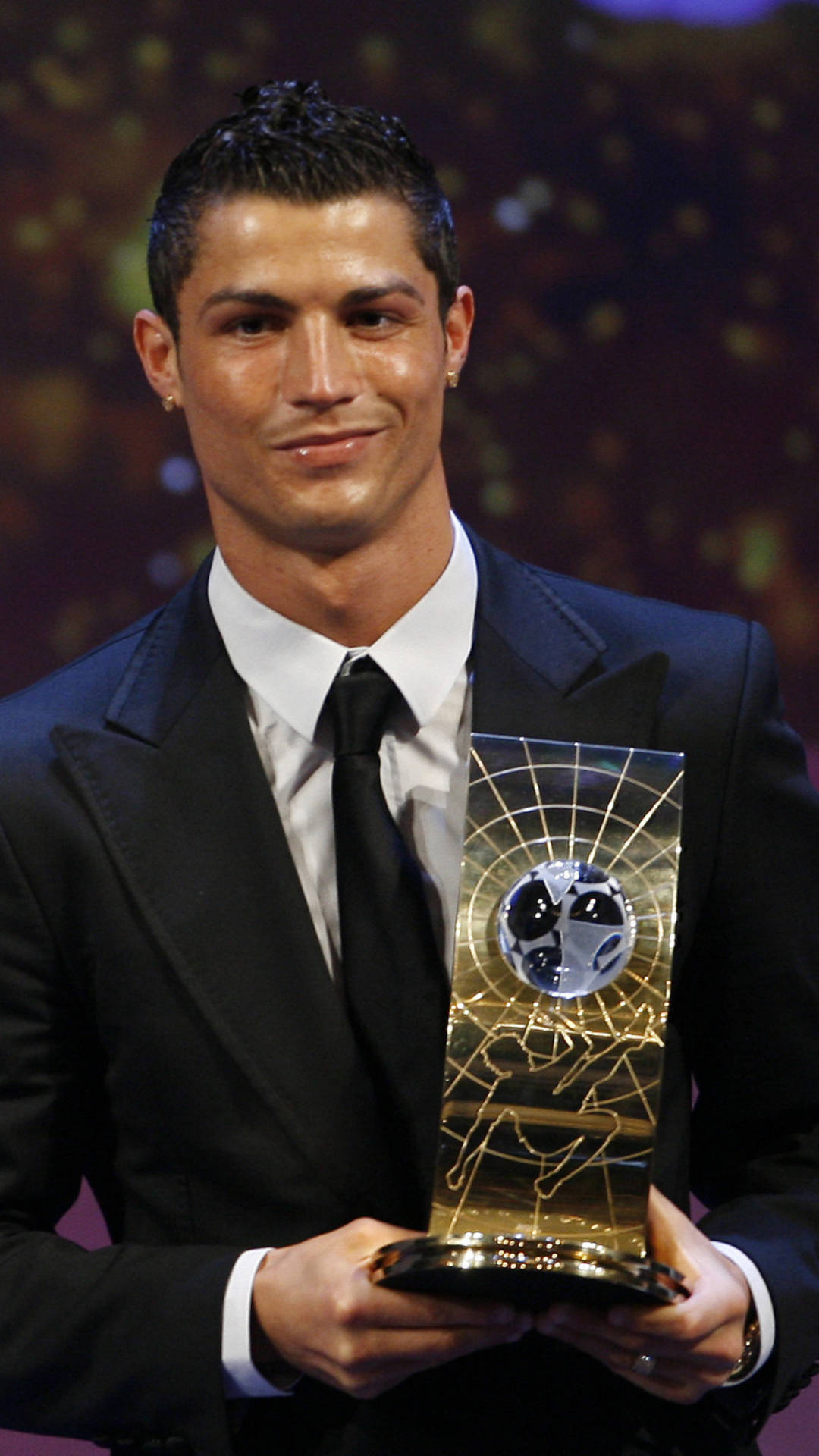 Download Fifa World Player Of The Year Ronaldo Iphone Wallpaper | Wallpapers .com