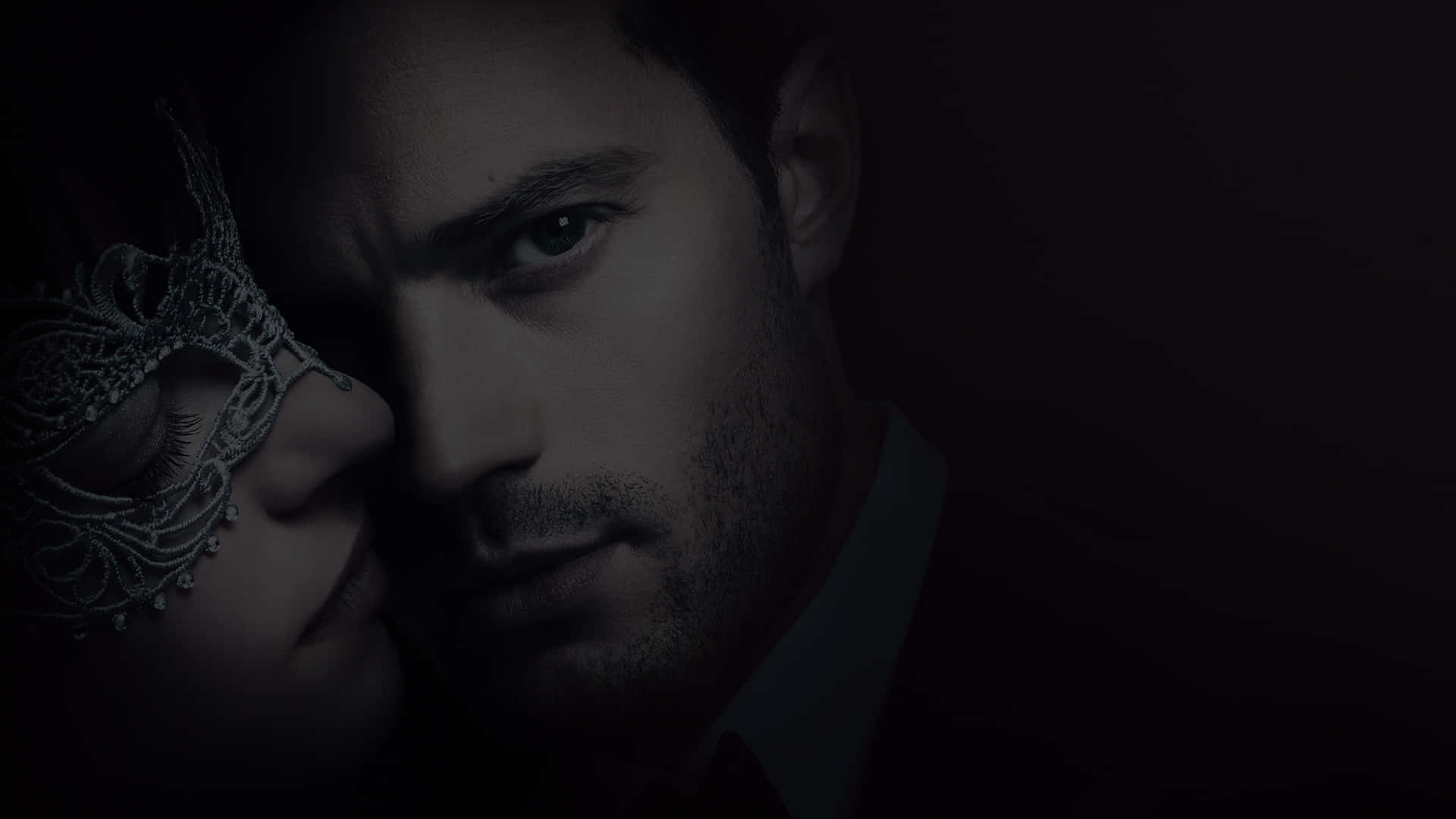 Download Fifty Shades Of Grey Couple In The Dark Wallpaper