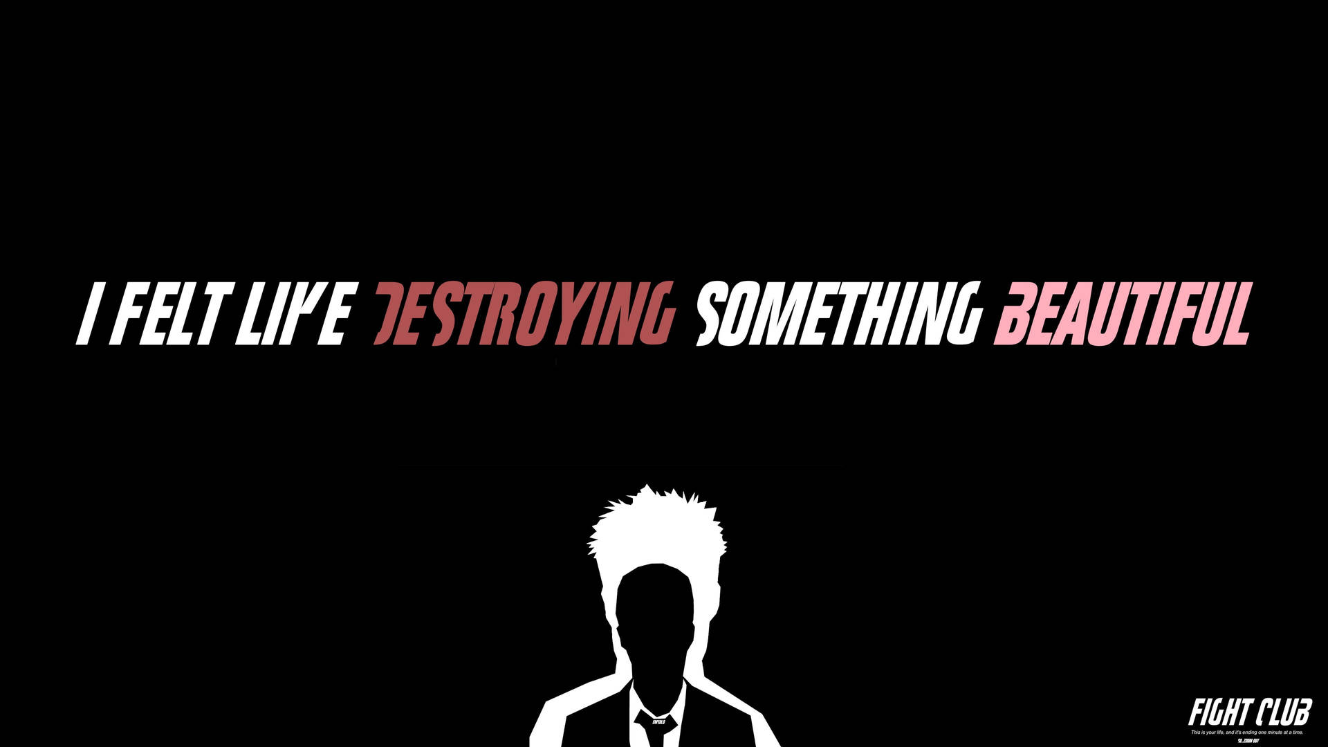 Fight Club Famous Line Wallpaper