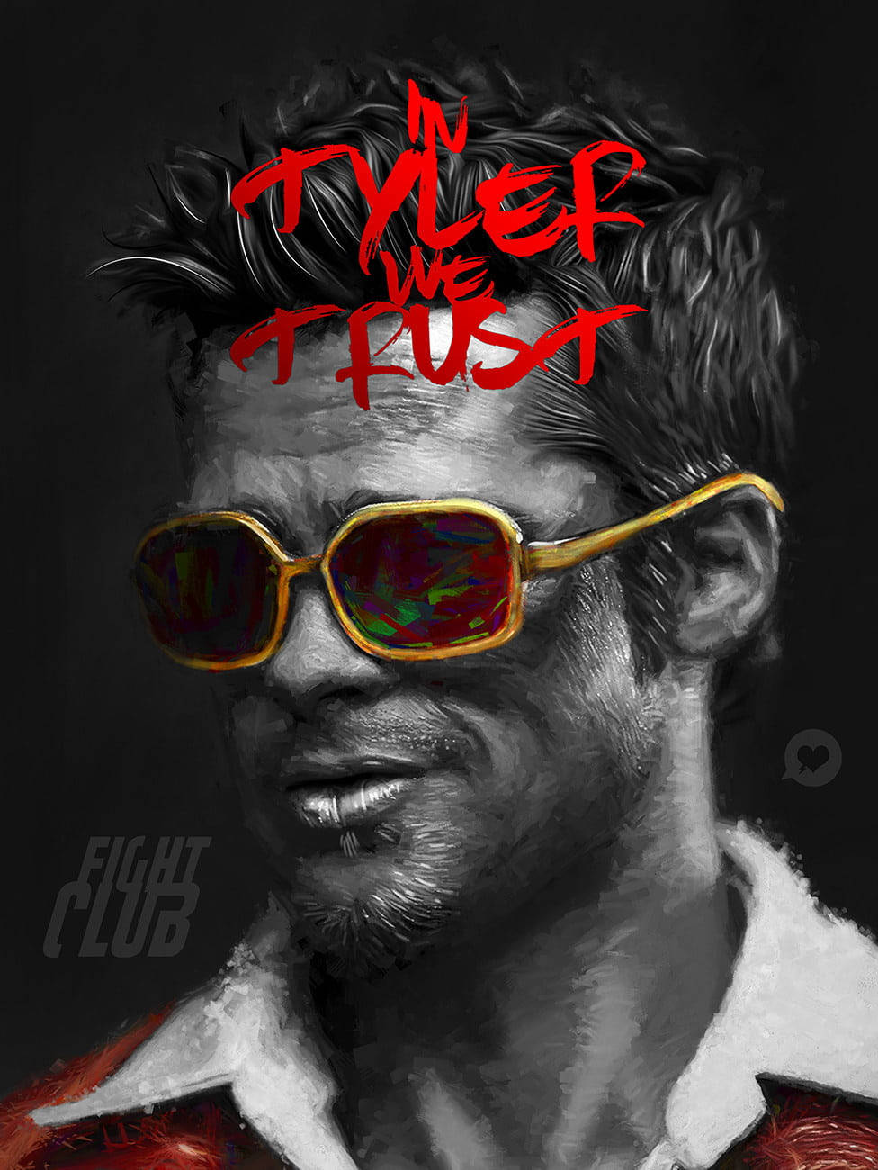 Fight Club In Tyler We Trust Wallpaper