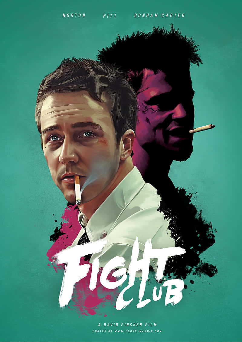 Fight Club Movie Poster Art Wallpaper