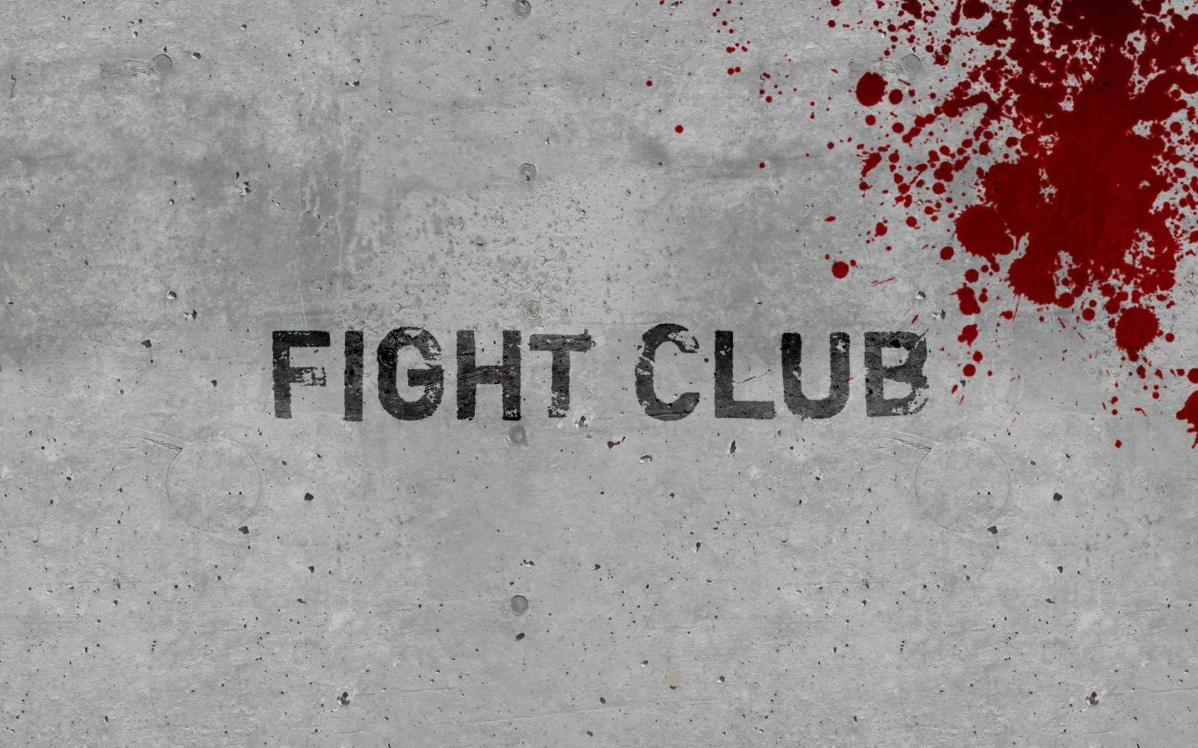 Fight Club Movie Title Wallpaper