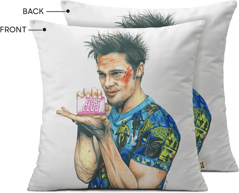Fight Club Themed Cushion Cover PNG