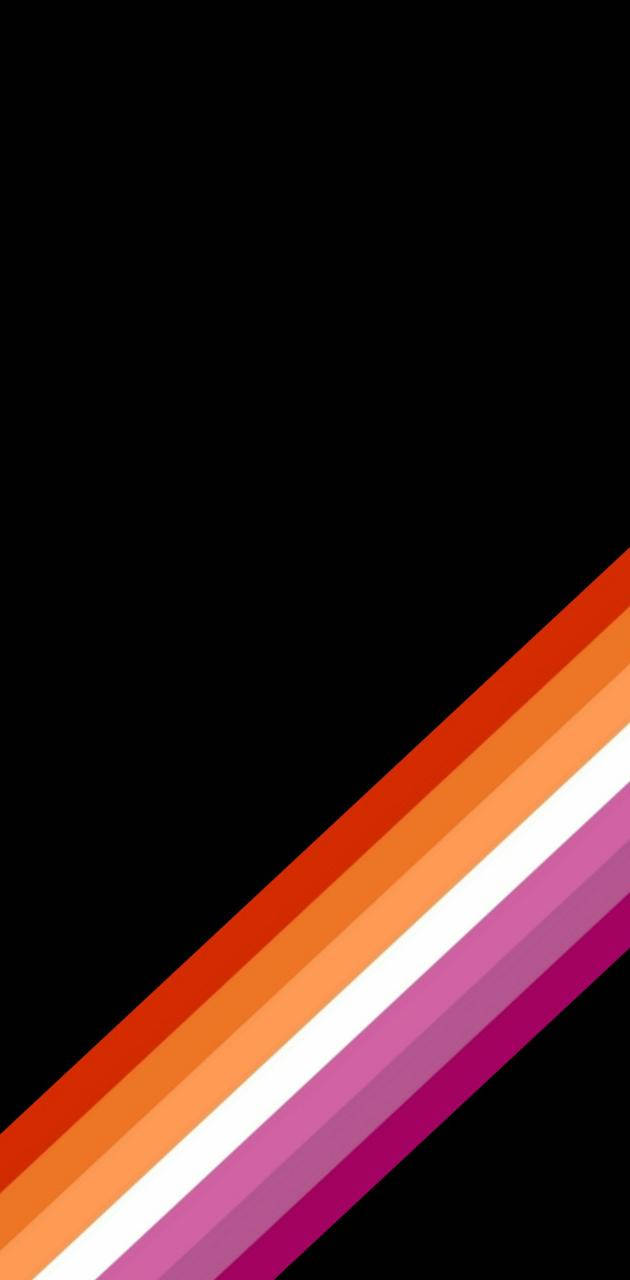 Empowering Symbol of Pride - The Lesbian Flag Wallpaper