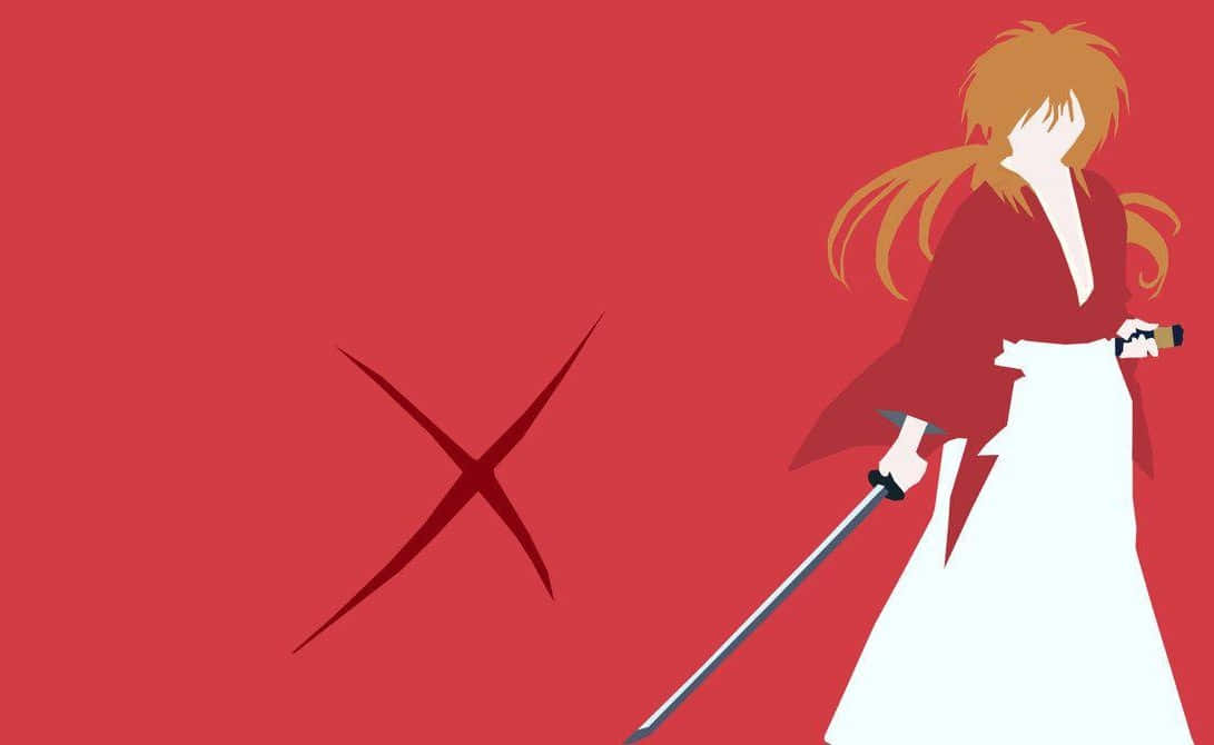Fight Stance, Samurai X - Kenshin Himura Wallpaper