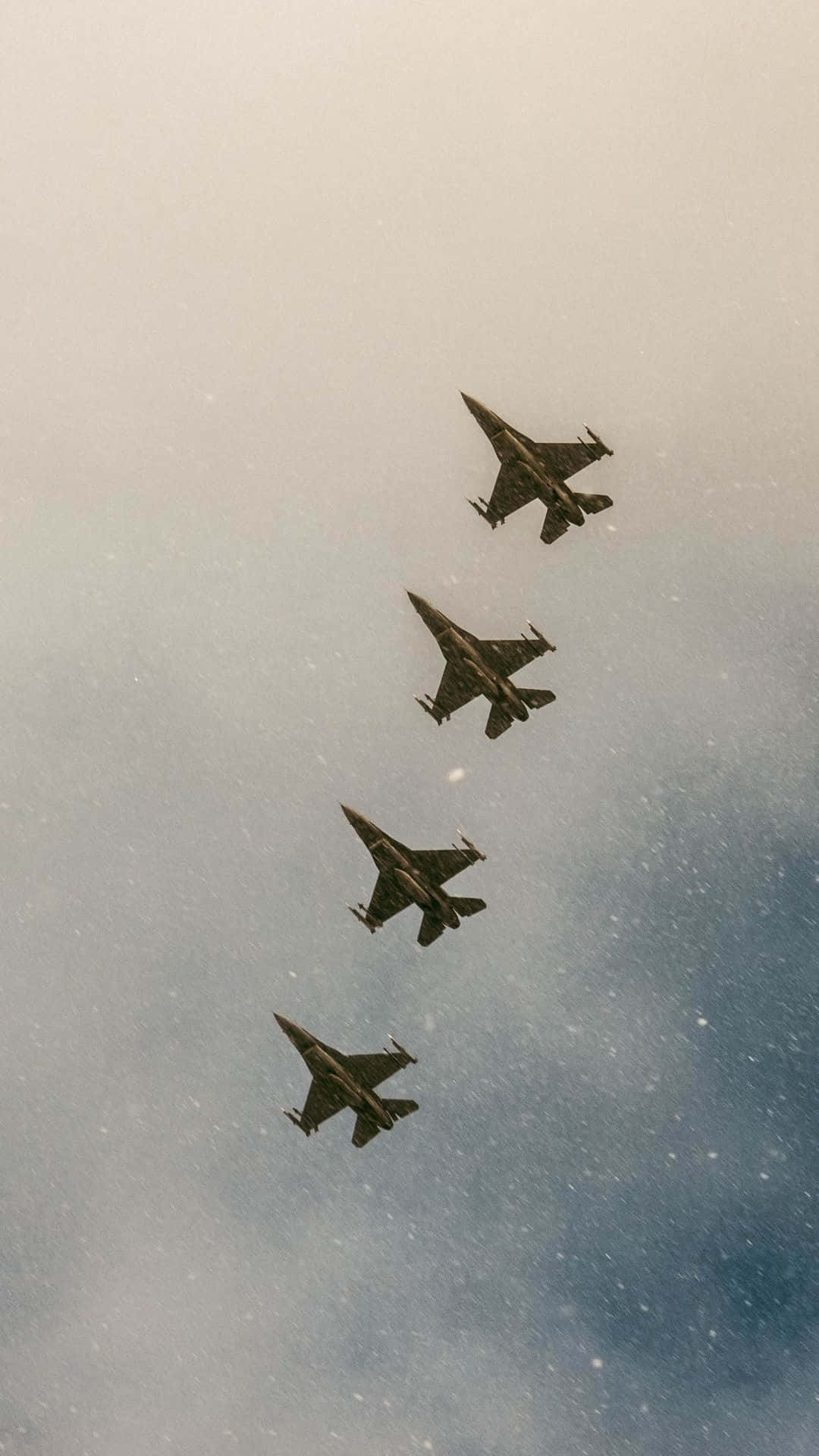 Fighter_ Jets_ Formation_ Sky Wallpaper