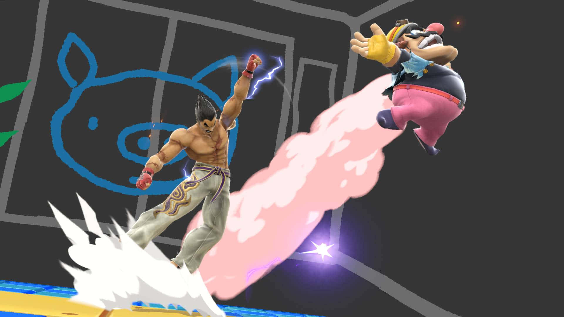Intense Battle Between Gaming Legends Ryu and Ken Wallpaper