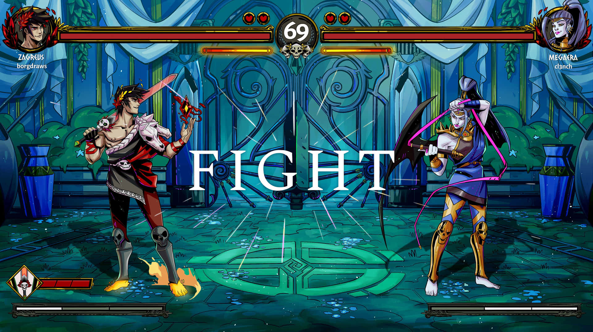 Captivating Fighting Game Battle Wallpaper