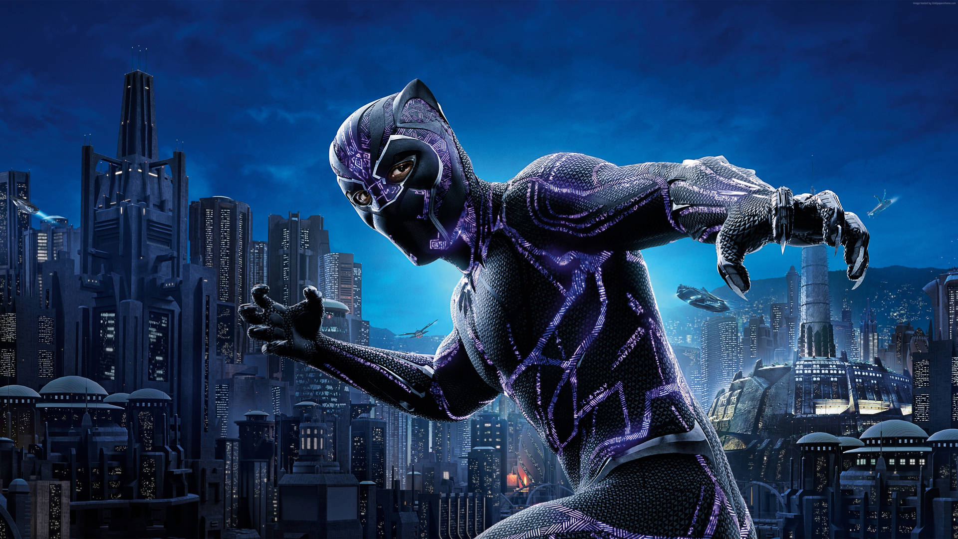Fighting Position Black Panther 4k Ultra Hd Dark Picture