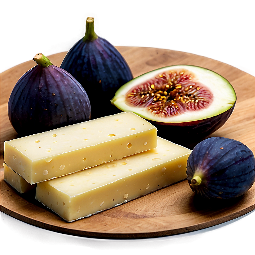 Figs And Cheese Platter Png Fdf29 PNG