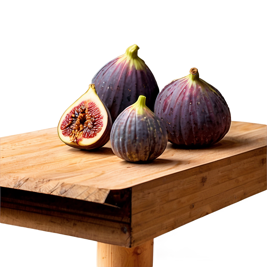 Figs On Wooden Table Png 06252024 PNG