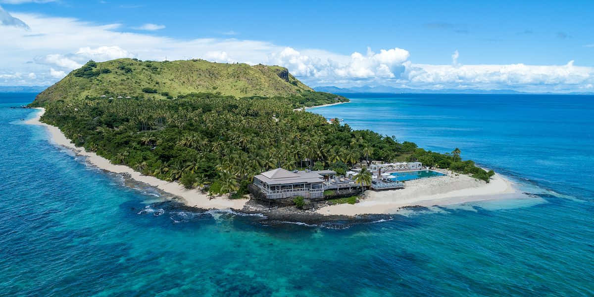 Bildvon Der Abgelegenen Resort-anlage Auf Den Fidschi-inseln