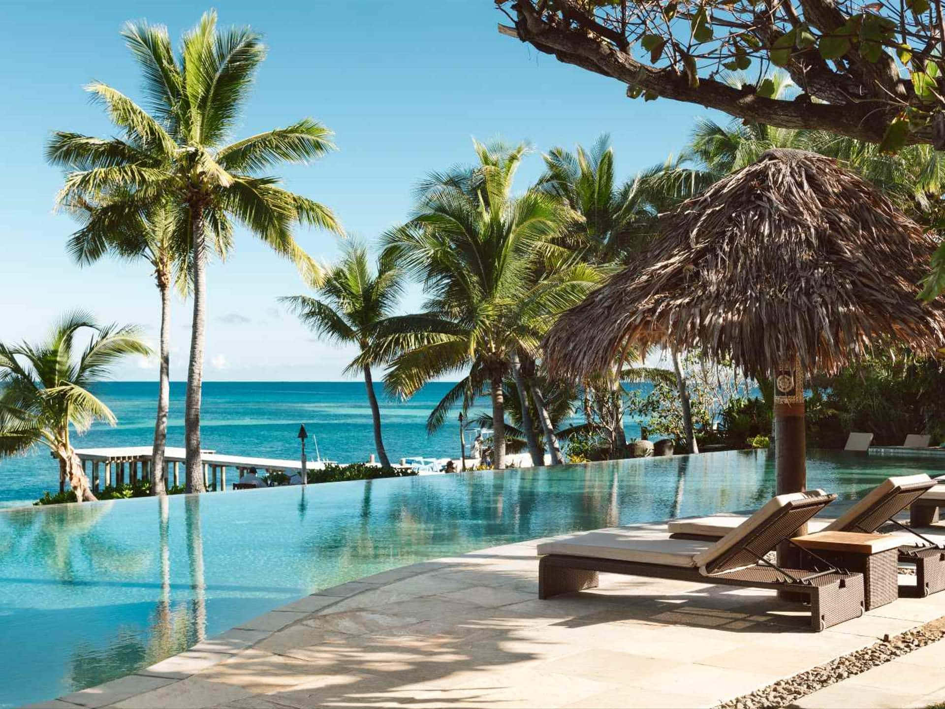 Fiji Island Stunning Pool Picture