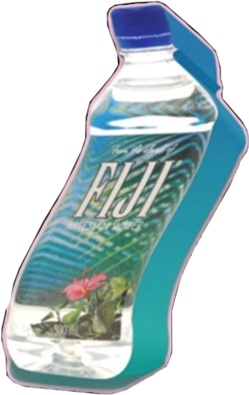 Fiji Water Bottle Transparent Background PNG