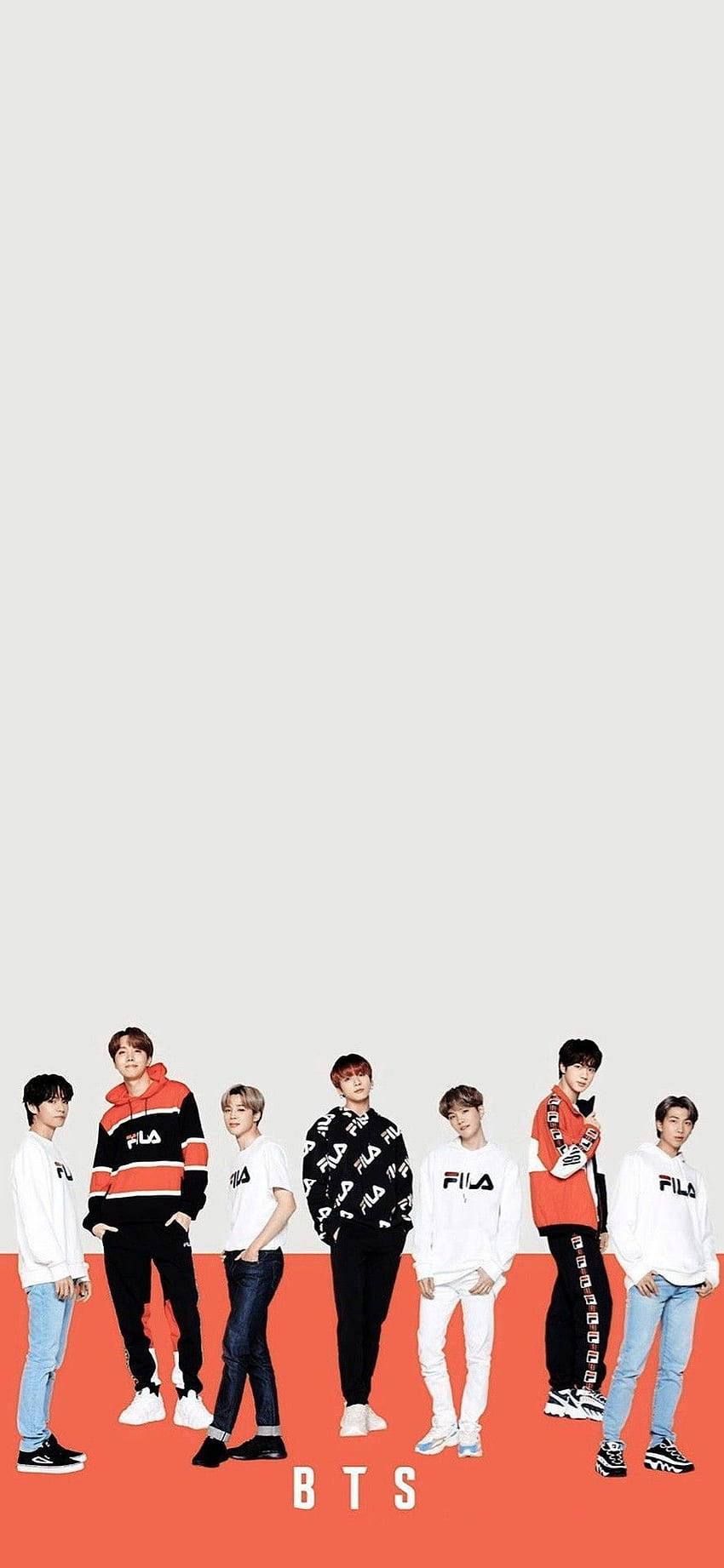 Fila BTS Members Wallpaper