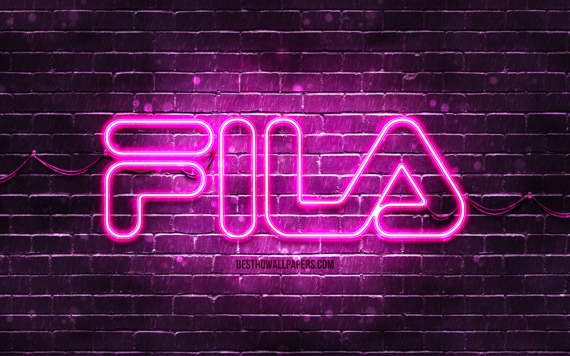 Fila Pink LED Light Wallpaper