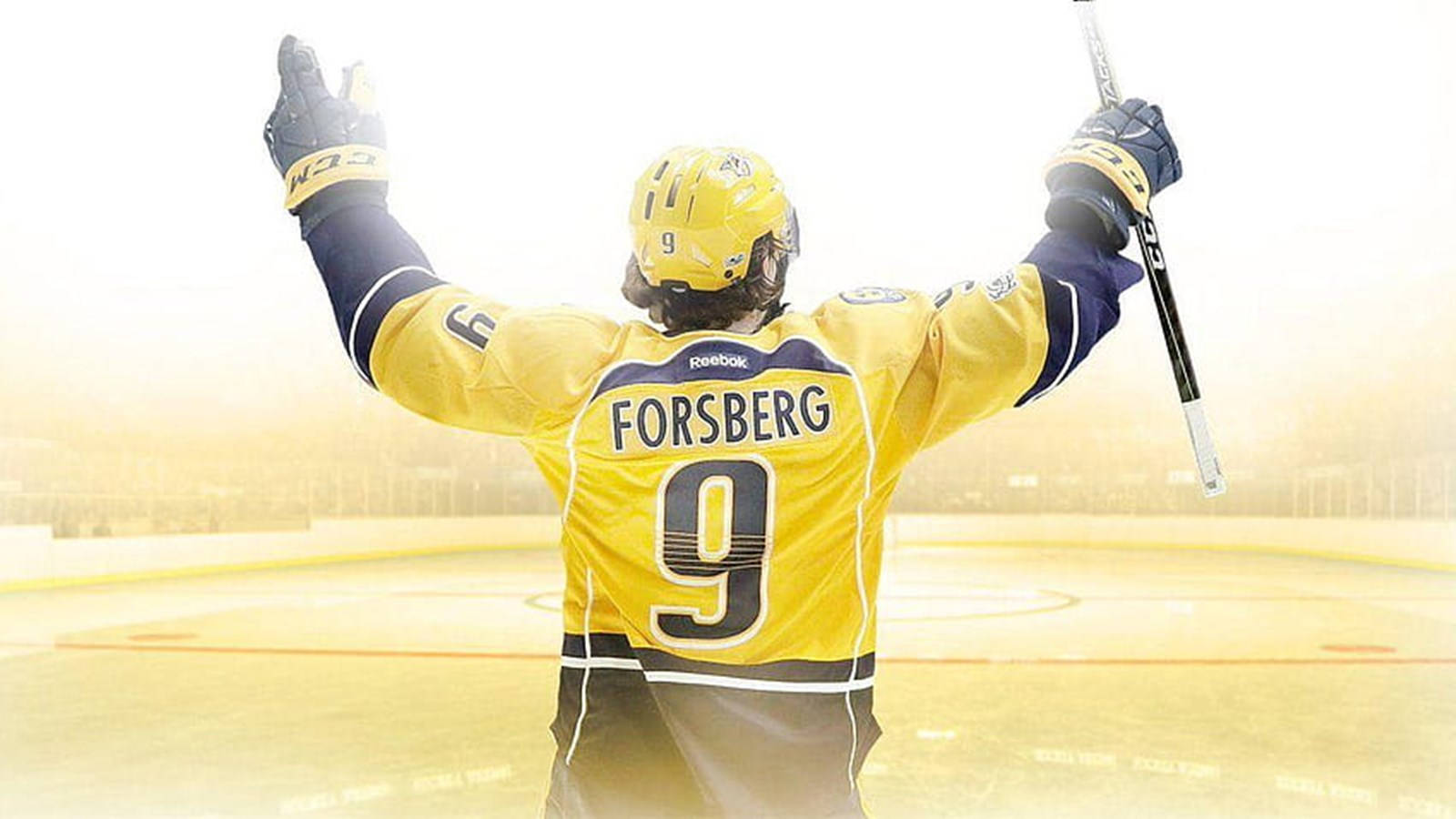 Filip Forsberg Swedish Professional Ice Hockey Player Wallpaper