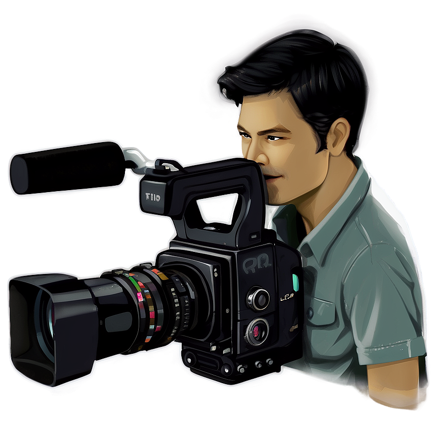 Film Camera Shoot Png Sqr PNG