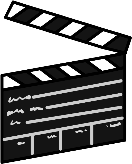 Film Clapperboard Icon PNG