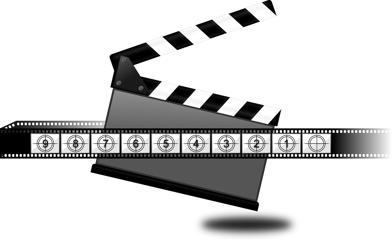 Film Clapperboardand Filmstrip Vector PNG