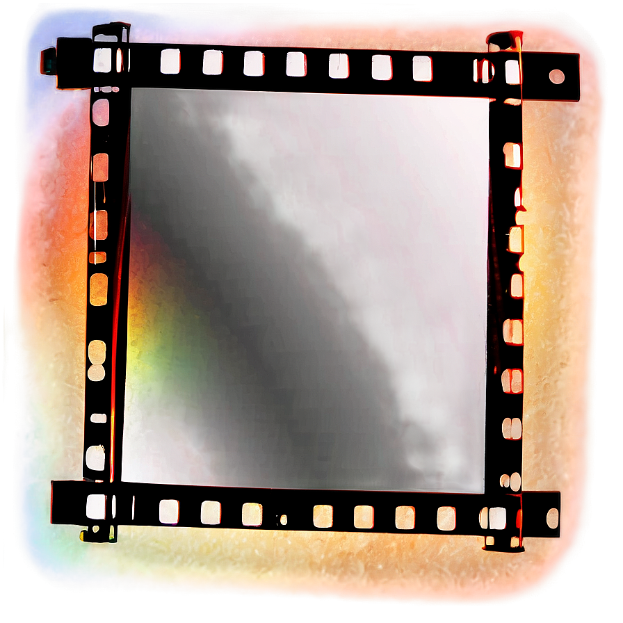 Film Frame With Light Leaks Png 77 PNG