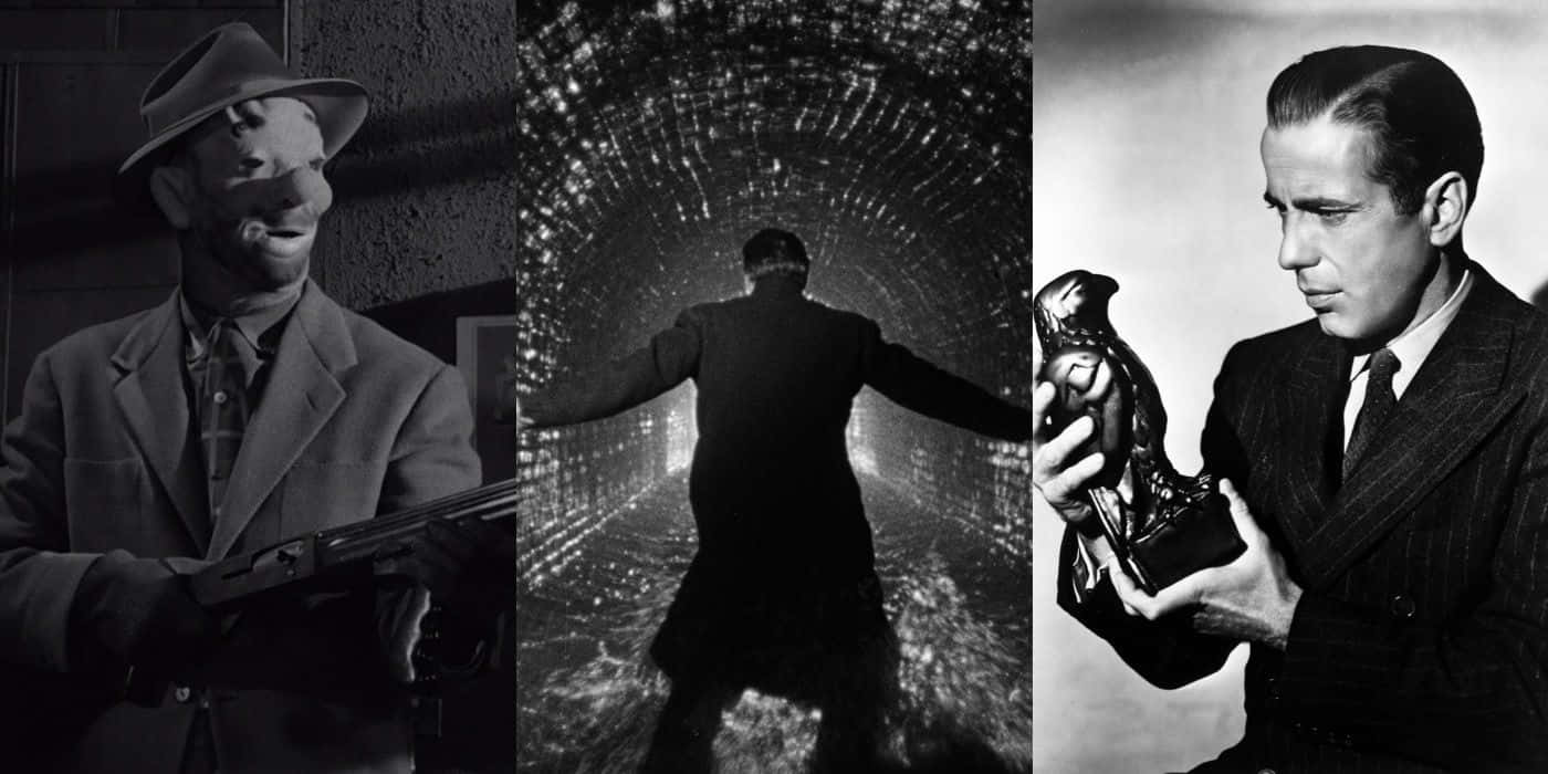 Mysterious Film Noir Scene Wallpaper