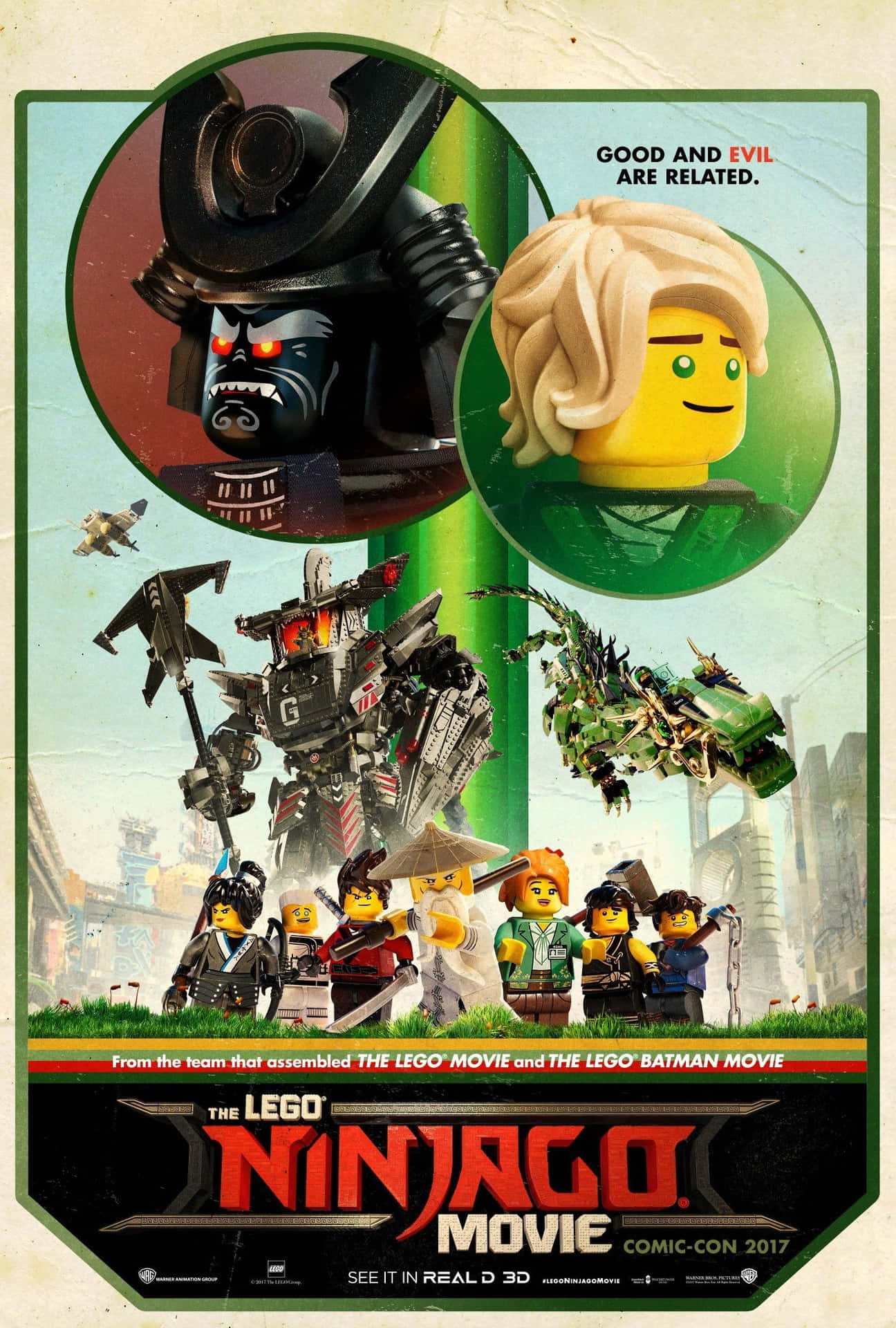 Film Poster Of The Lego Ninjago Movie Wallpaper